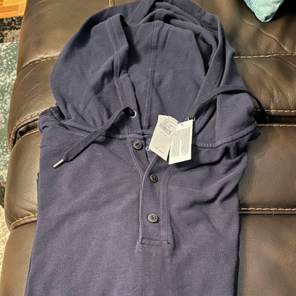 New American Eagle Long Sleeve Hooded Thermal Mens XXL